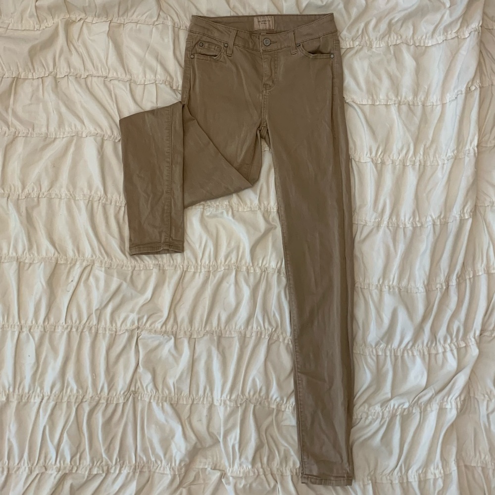 Khaki Skinny Jean Pants